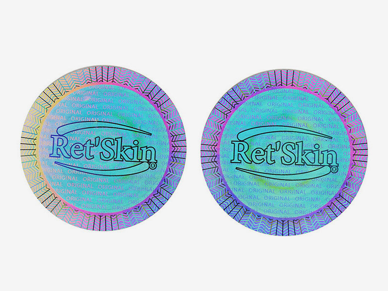 Self-Adhesive Round Hologram Sticker Void Label