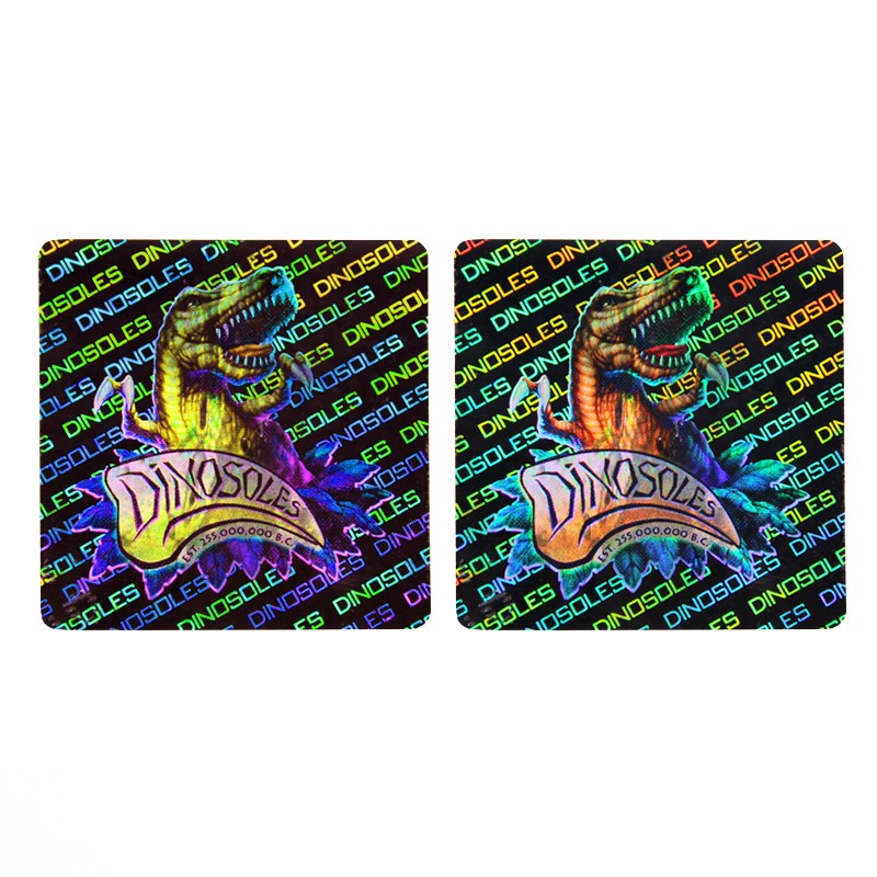 Customized custom holographic labels scratch off suppliers for garment hangtag-1