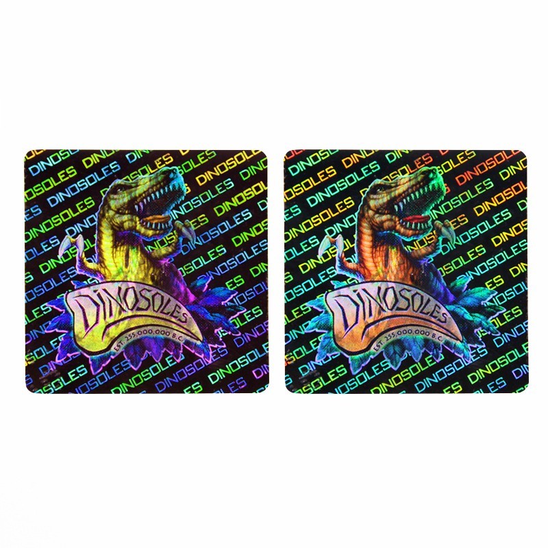 Customized custom holographic labels scratch off suppliers for garment hangtag