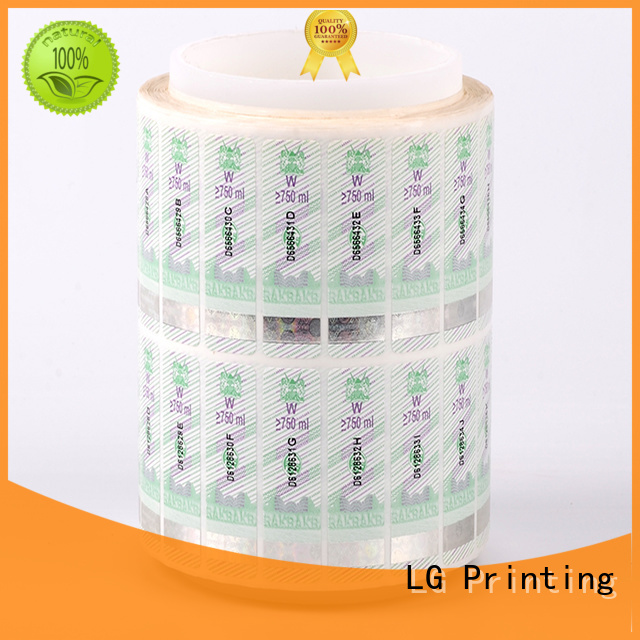 counterfeiting custom security hologram stickers silver factory for box