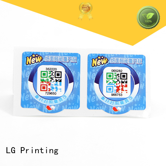 LG Printing Best holographic label printers for business for box