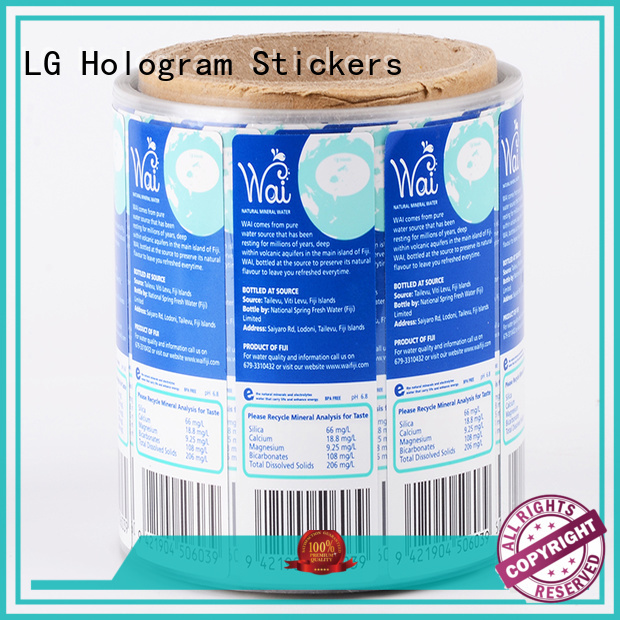 silver cheap sticker printing manufacturer for cans LG Printing