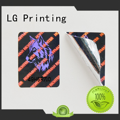 3d hologram sticker triangle hologram sticker LG Printing Brand