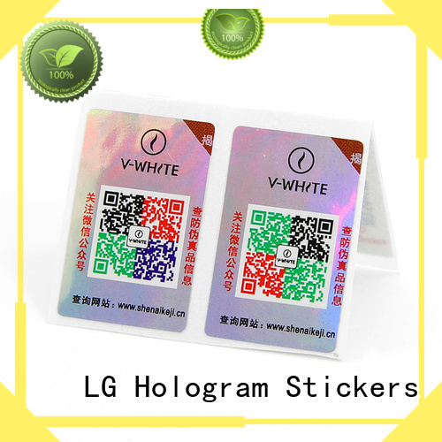 LG Printing New custom printed self adhesive labels factory for bag