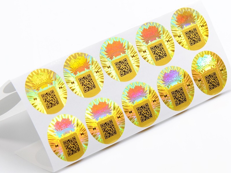 LG Printing gold custom 3d hologram stickers manufacturers for skin care products