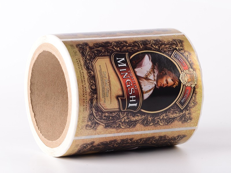 adhesive clear labels foil for cans LG Printing