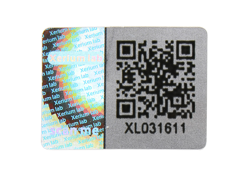 QR Code Sticker Hologram Holographic Sticker Printing