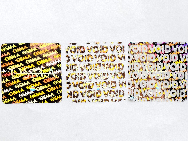 LG Printing colorful metallic sticker paper logo for box-2