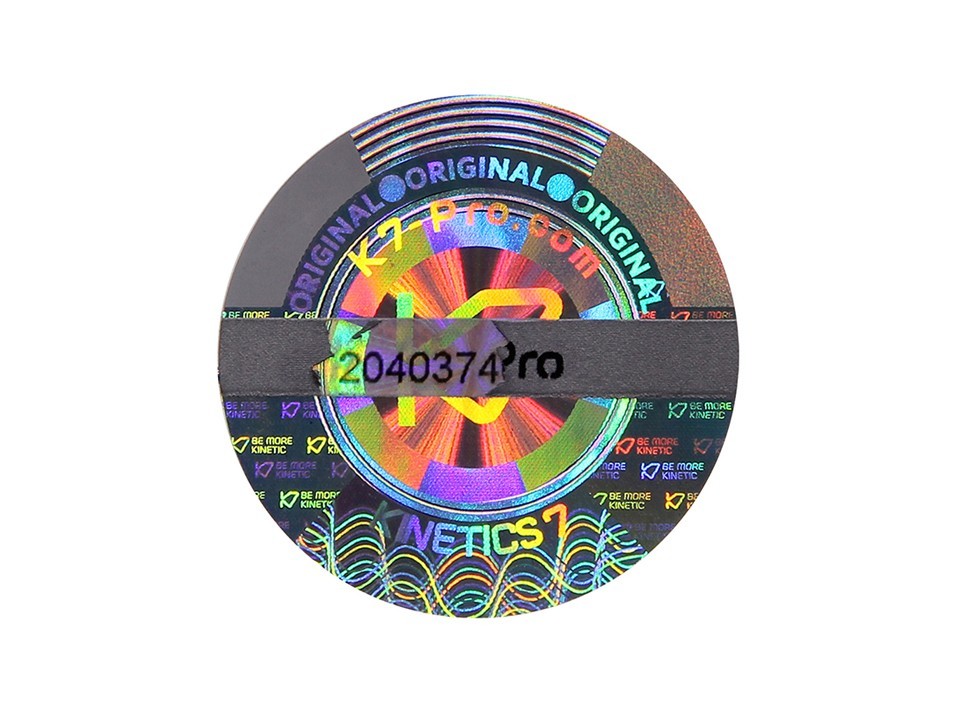 Custom hologram security label bar company for skin care products