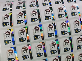 Anti Counterfeit Hologram Stamping Label Personalized Sticker Labels