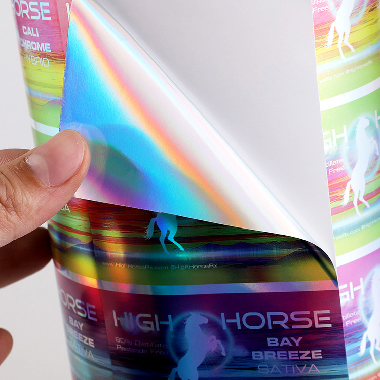 Professional hologram sticker manufacturer vendor for metal box surface