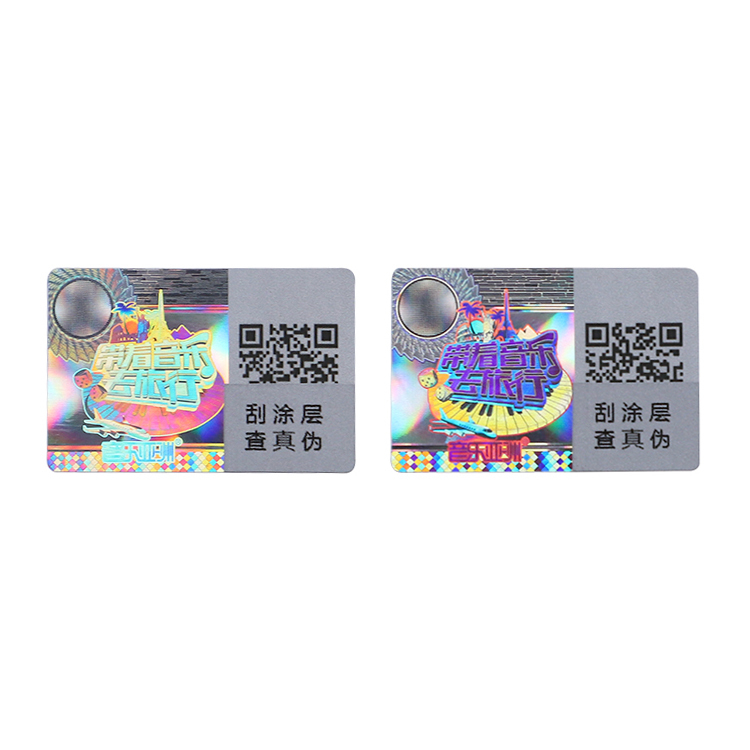 Customized holographic sticker maker silver factory for pharmaceuticals