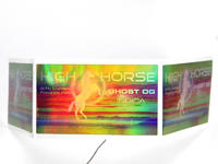 Laser Paper Holographic Vinyl Sticker For Products Bottle