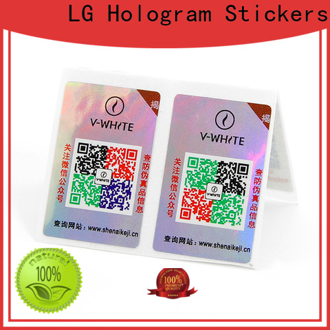 LG Printing self adhesive label suppliers factory for bag