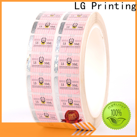 LG Printing serial hologram seal supplier for goods