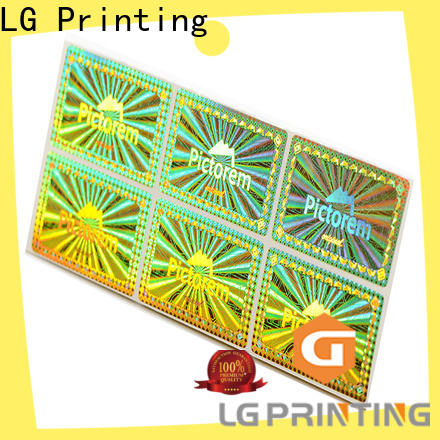 LG Printing colorful hologram printing supplier for door