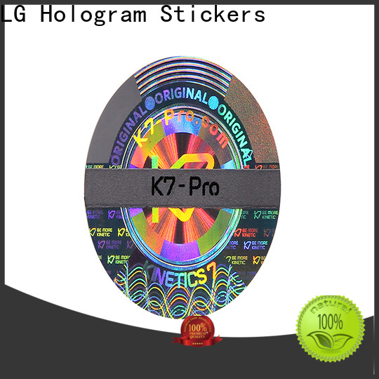 LG Printing serial hologram serial number stickers series for table