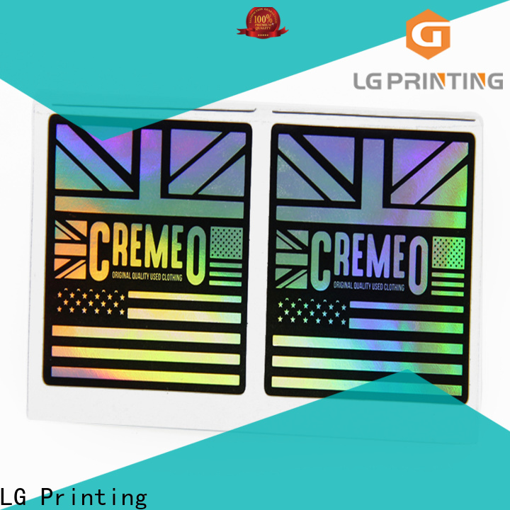 LG Printing holographic security stickers Suppliers