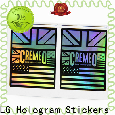 LG Printing New clear holographic stickers factory