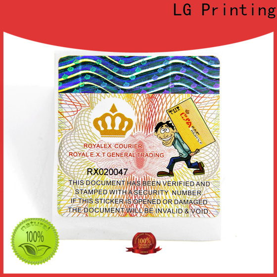 LG Printing wine labels factory Supply for products