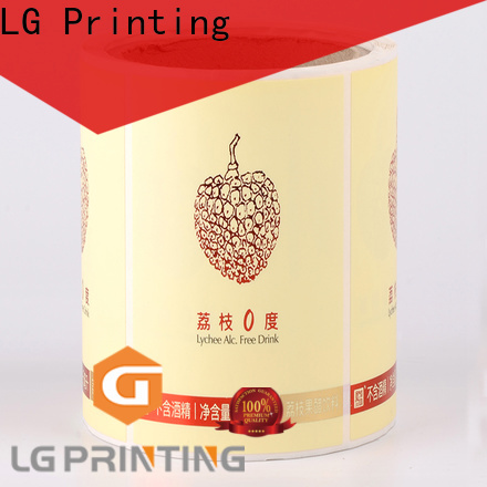 LG Printing bopp adhesive labels for bottles manufacturer for wine bottle