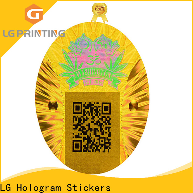 LG Printing void 3d hologram stickers series for table