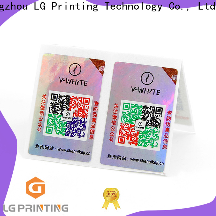 LG Printing High-quality waterproof labels for bottles printing company for goods