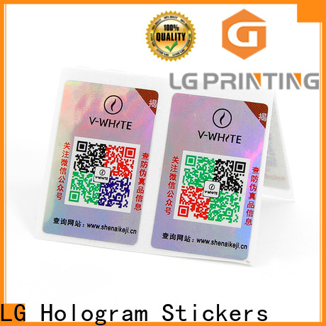 LG Printing adhesive label sticker company for bag