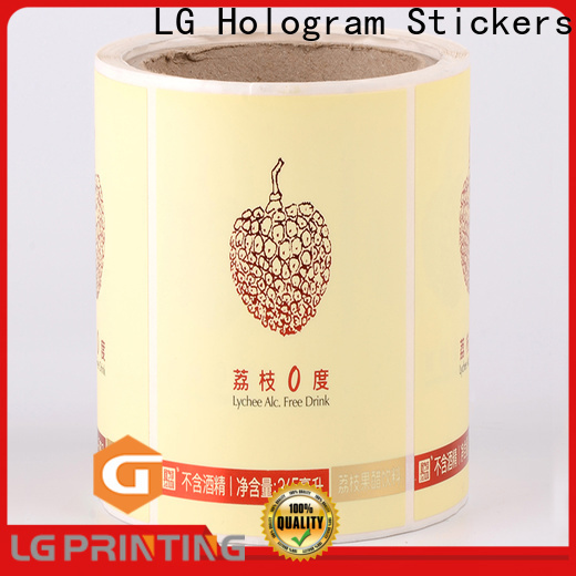 LG Printing Buy self adhesive label paper wholesale for wine bottle