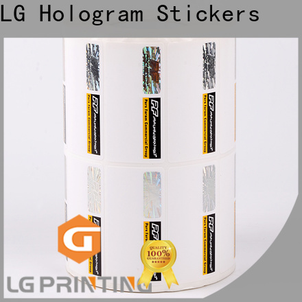 LG Printing anti custom security labels price for box