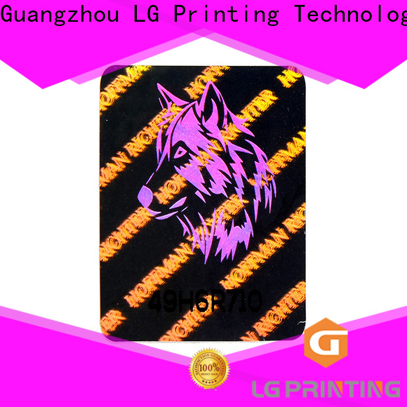 LG Printing Best holographic sticker paper cost for pharmaceuticals