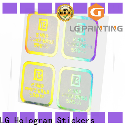 Best holographic sticker sheet company for plastic box surface
