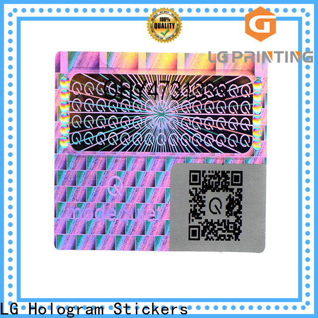 LG Printing Bulk buy holographic sticker paper suppliers for cosmetics