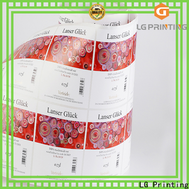 Bulk buy roll of stickers with logo silver for wine bottle