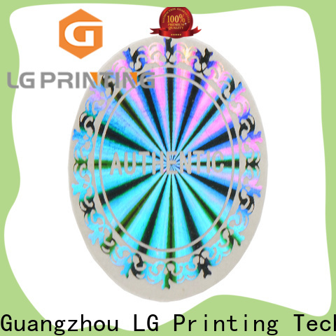 LG Printing numbering tamper proof stickers for skin care products