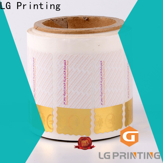 LG Printing PVC holographic labels suppliers manufacturers for goods