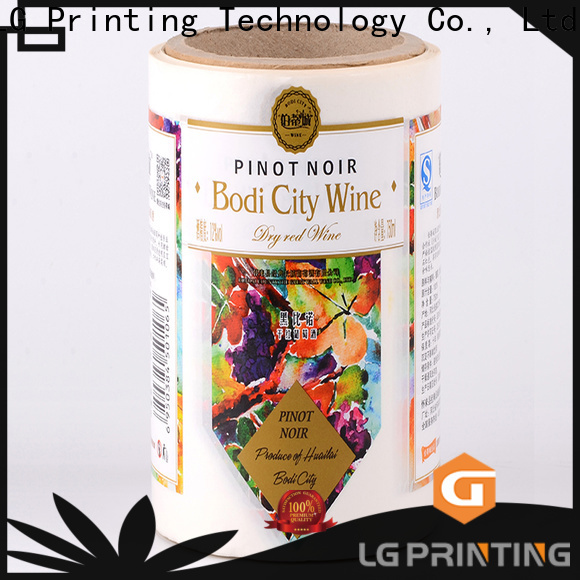 LG Printing silver self adhesive vinyl printing paper manufacturers for bottle
