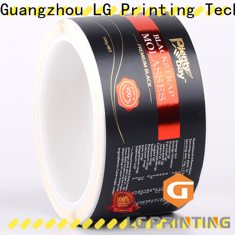 LG Printing bopp agricultural packaging materials wholesale for wine bottle