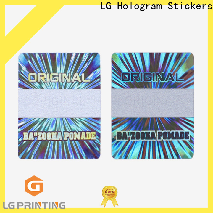 LG Printing High-quality hologram sticker machine suppliers for skin care products