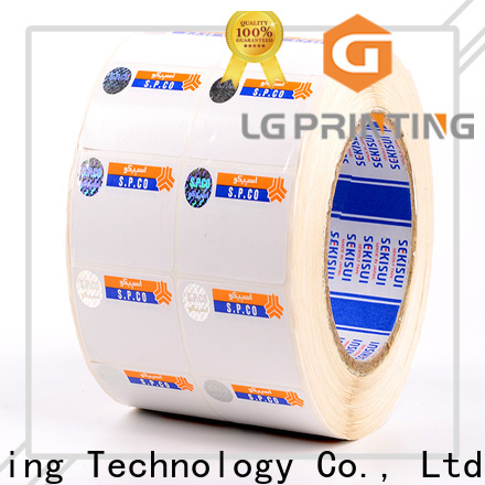 LG Printing Bulk security hologram stickers labels for products