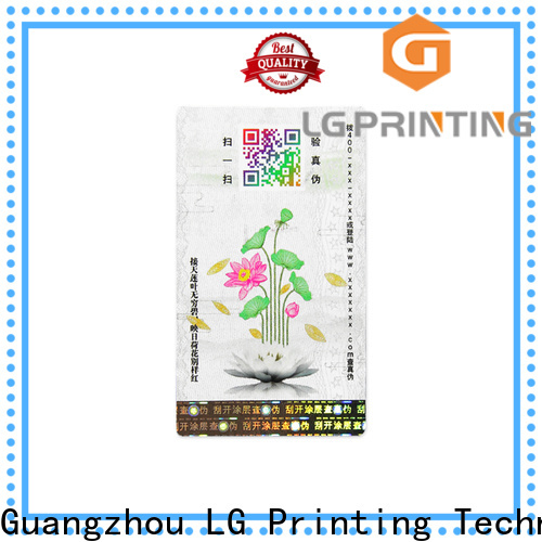 LG Printing stick on labels for jars suppliers for box