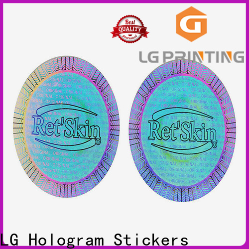 LG Printing selfadhesive hologram stickers dubai company for skin care products
