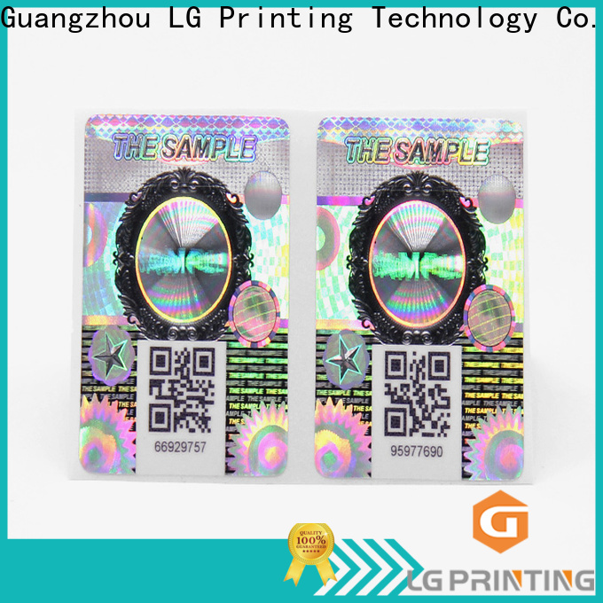 LG Printing holographic label printers wholesale for bottles