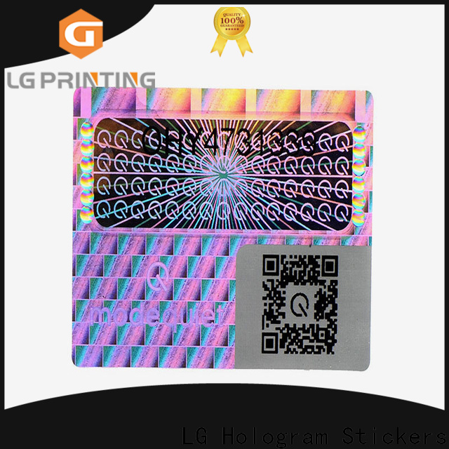 LG Printing Best custom security hologram stickers cost for pharmaceuticals