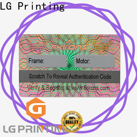 LG Printing High-quality holographic sticker paper manufacturers for electronics