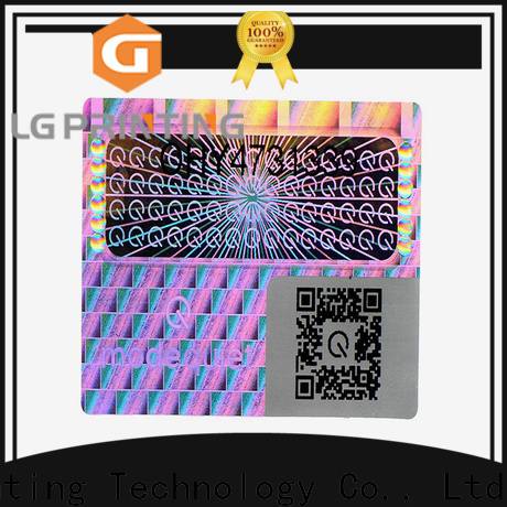 LG Printing Buy hologram stickers for id cards wholesale for skin care products