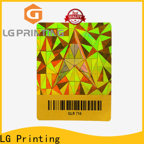 LG Printing holographic sticker custom vendor for electronics