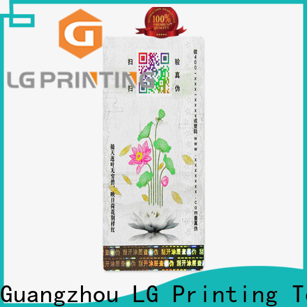 LG Printing adhesive labels for bottles company for cosmetics