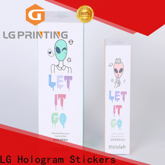 LG Printing custom printed cosmetic boxes factory for products package