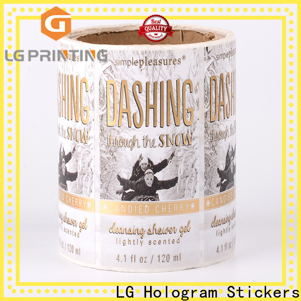 LG Printing Custom made custom stickers cheap bulk factory price for jars